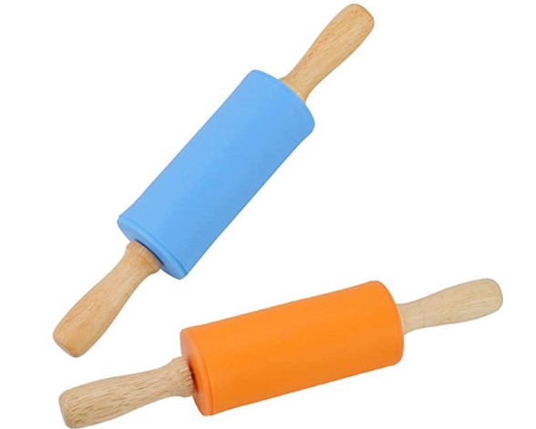 Mini rolling pins: silicone rolling pins