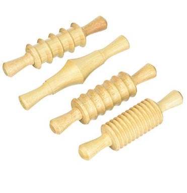 Mini Rolling Pins: Clay and Dough Pattern Rolling Pin Set